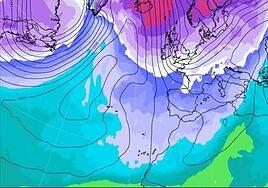 La Aemet lanza un comunicado por la llegada de una masa de origen ártico que se sentirá en los termómetros de Canarias