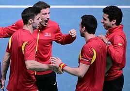 Gesta de España para avanzar en la Davis