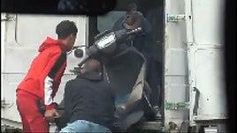 Así fue el robo de varias motos en un furgón en Las Palmas de Gran Canaria