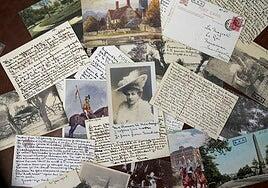 Las postales entre Ena y Alfonso XIII: romance a la vista