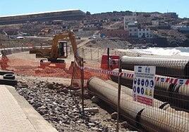 La construcción del emisario de Bocabarranco de Gáldar sale otra vez a concurso