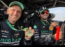 Tercer puesto lleno de mérito para Rogelio Peñate en la WRC2 Challenger de Arabia