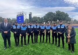 Diez policías de Ingenio, condecorados en Paiporta por ayudar tras la dana