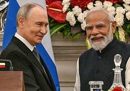 Modi defiende ante Putin que India «no es neutral» en la guerra de Ucrania y está «del lado de la paz»