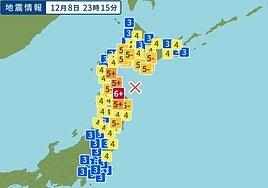 Japón activa la alerta de tsunami ante un terremoto de magnitud 7,6