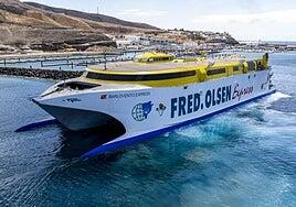 El Barlovento Express de Fred. Olsen cumple su primer año conectando Las Palmas de Gran Canaria y Morro Jable con nuevas mejoras a bordo