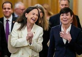 Machado apoya el cerco de Trump a Maduro por hacer de Venezuela una «organización criminal»