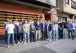 El Gran Canaria celebra su habitual almuerzo navideño en el restaurante Ribera del Río Miño