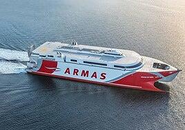Problemas en un ferri de Naviera Armas: una avería en el motor obliga a desviarse de la ruta La Gomera-Tenerife Sur