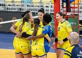 El CV Emalsa Gran Canaria cierra la primera vuelta con victoria ante el Sayre (3-0)
