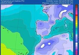 Un tren de vaguadas roza Canarias y la Aemet ya avisa de las consecuencias