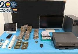 Dos personas detenidas por usar una peluquería de tapadera para vender droga en el sur de Gran Canaria