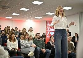 Pilar Alegría presenta su candidatura al Gobierno de Aragón y llama al PSOE a «no resignarse»