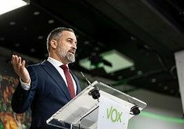 Abascal endurece su posición hacia el PP: «Pactar con el PSOE puede resultar más fácil»