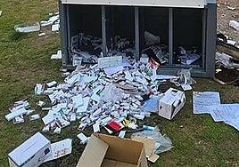 Hallan la caja fuerte del camión de los regalos robada en Extremadura