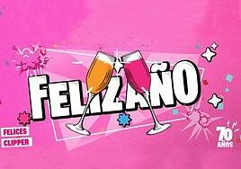 Anoche, Clipper hizo historia como la primera marca canaria en colaborar en las campanadas y brindó con toda Canarias: «FELICES CLIPPER»