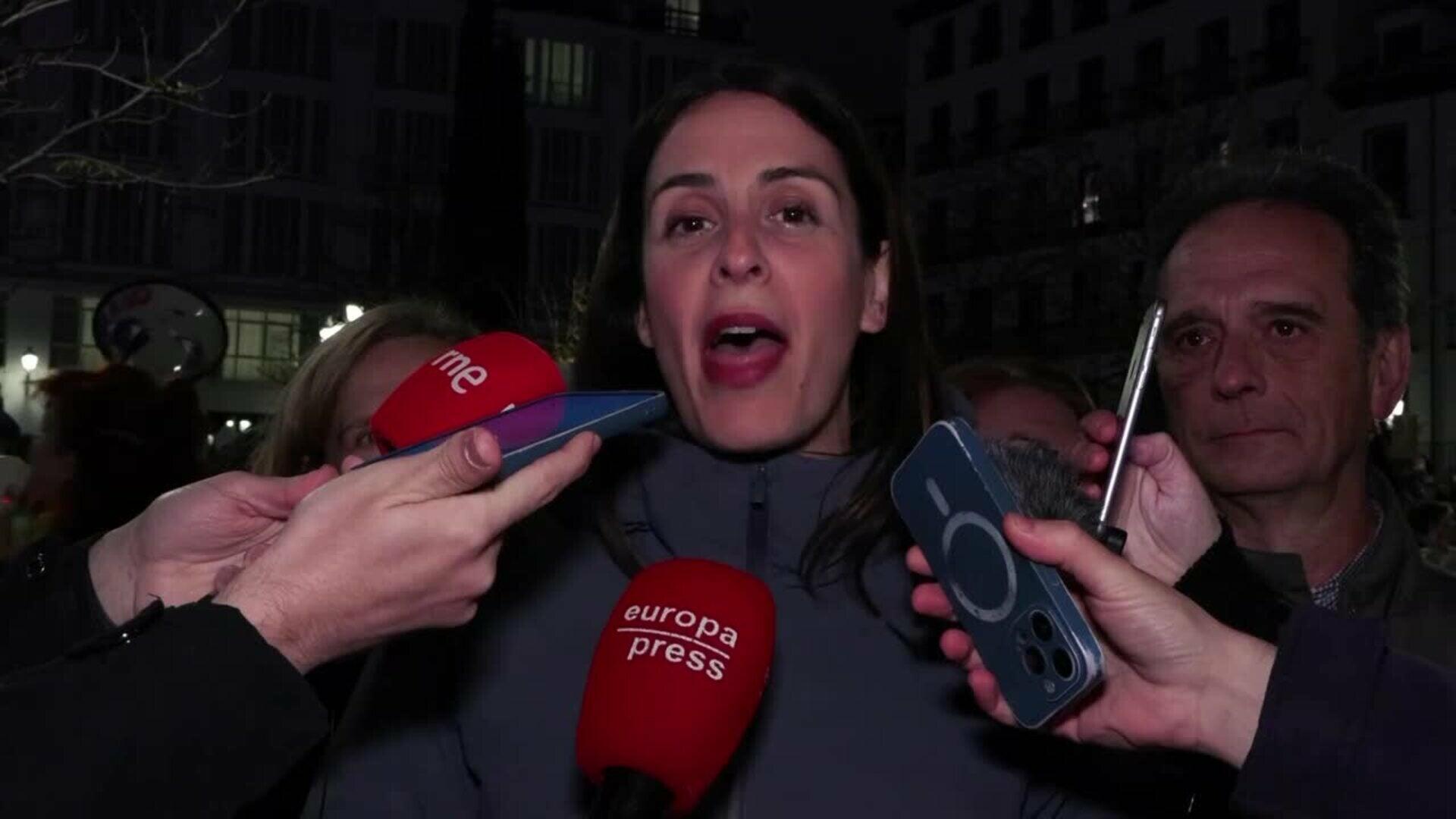 Maestre (Más Madrid), contra la tala de árboles en la plaza de Santa Ana: "Se tiene que parar"