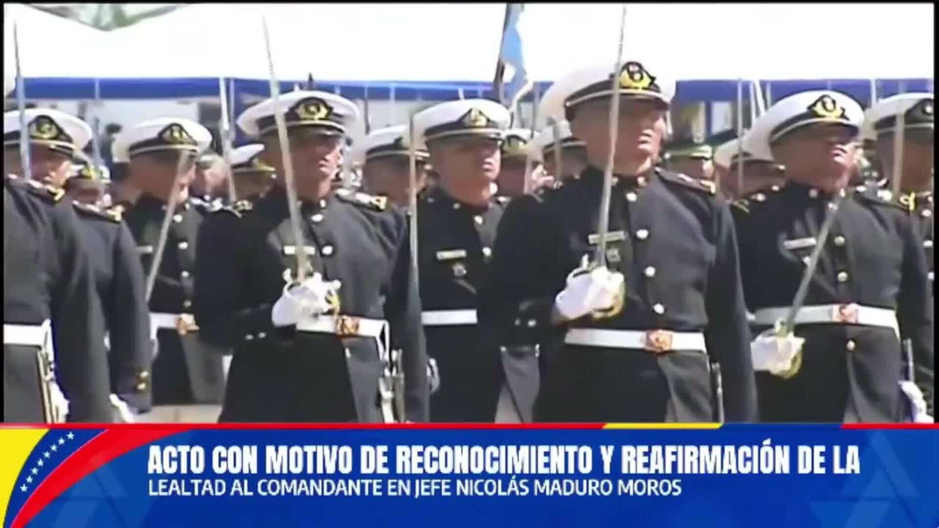 Las Fuerzas Armadas de Venezuela juran lealtad a Maduro