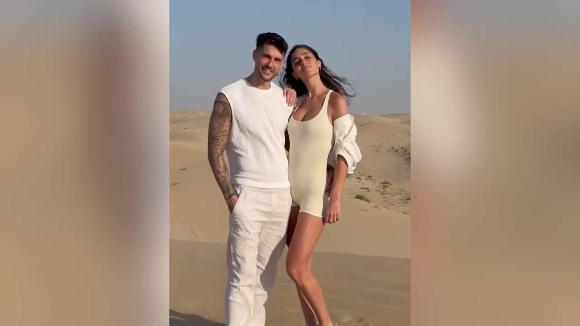 Claudia Martínez y Mario González regresan a casa tras un viaje de ensueño en Abu Dabi