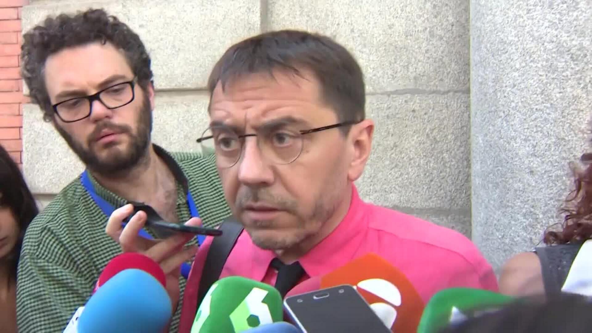 La Universidad Complutense aparta a Monedero de impartir clases en el centro hasta nuevo aviso