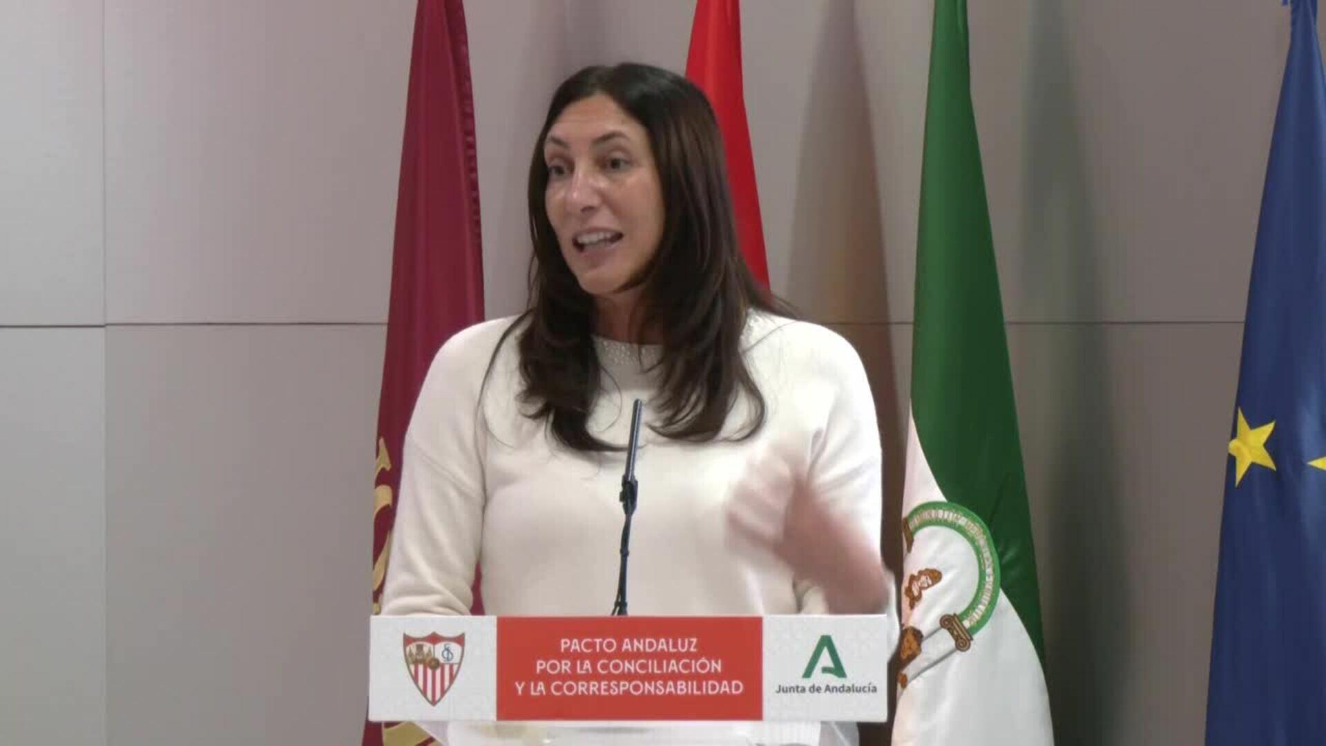 La Junta amplia el Pacto por la Conciliación y la Corresponsabilidad al Sevilla F.C.