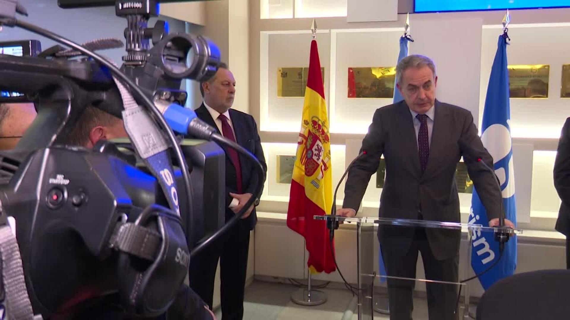 ONU Turismo recibe a Zapatero en las conmemoraciones del 50 aniversario