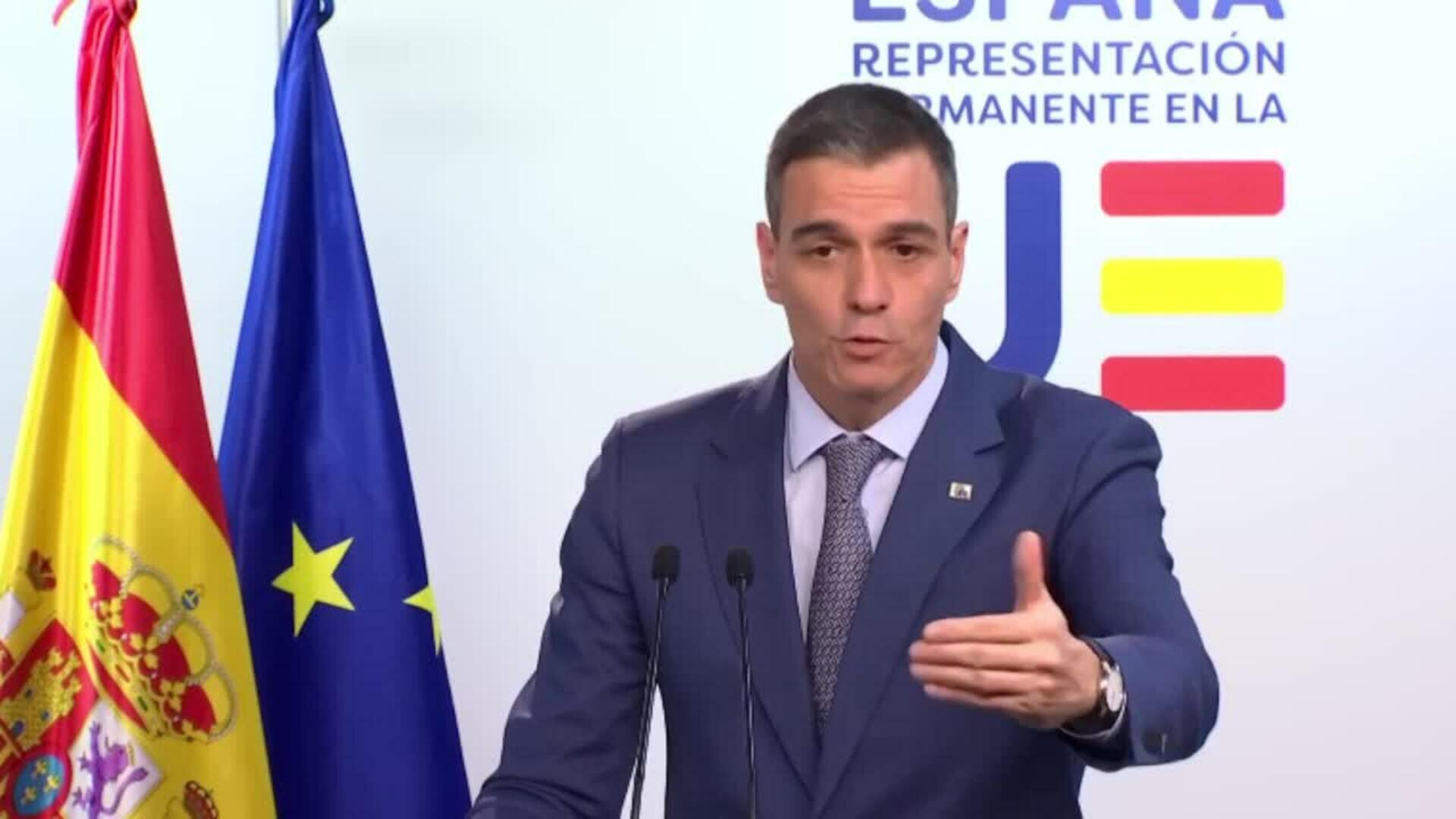 Sánchez resta importancia a la "discrepancia histórica" con Sumar sobre gasto en defensa