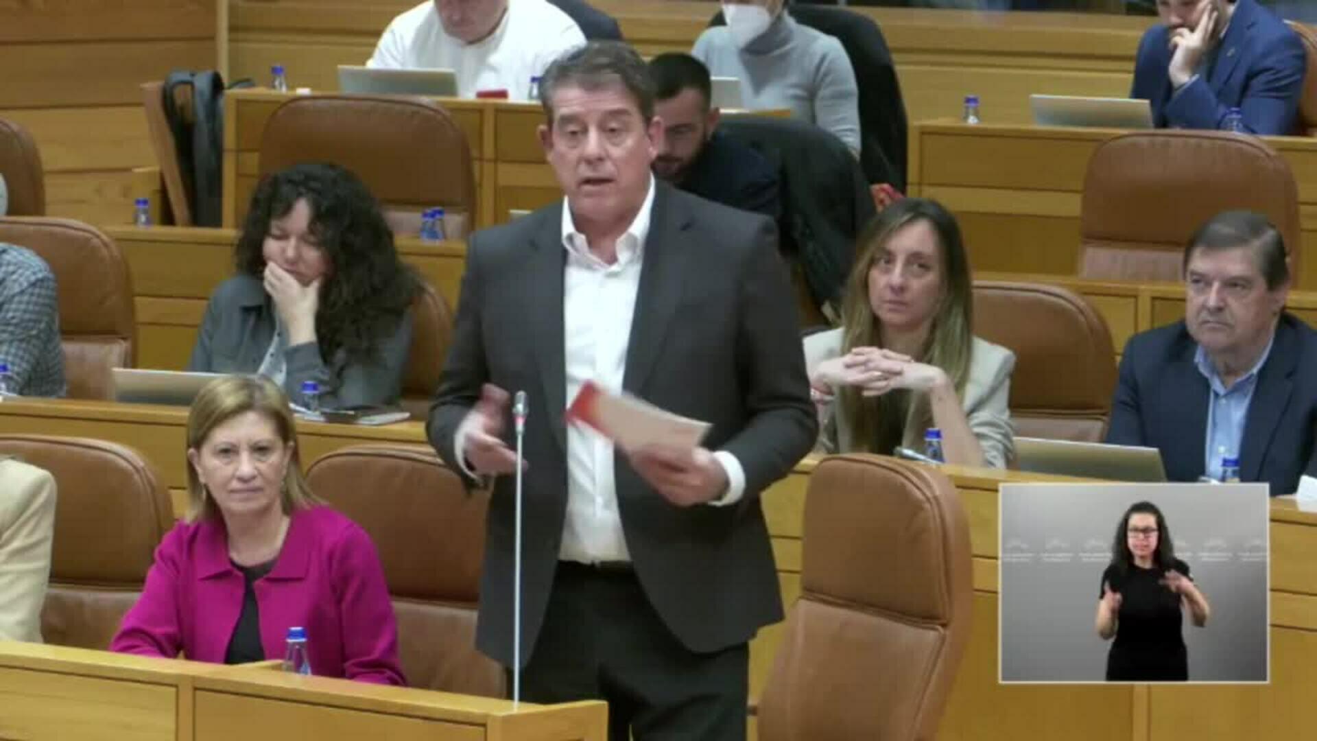 Altri sube el tono en la Cámara y Rueda ataca a BNG y PSdeG: "O son ineptos o son mentirosos"