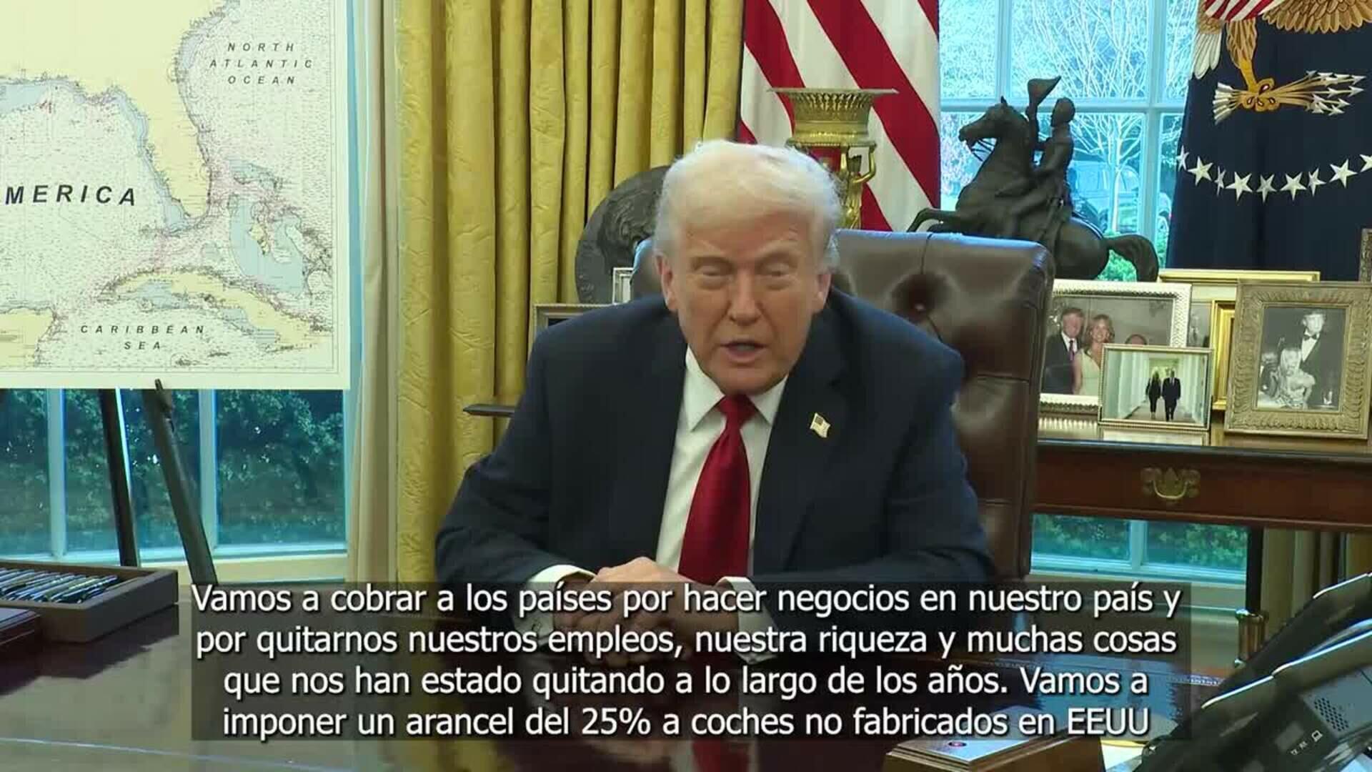 Trump anuncia un arancel del 25% a los automóviles fabricados fuera de Estados Unidos