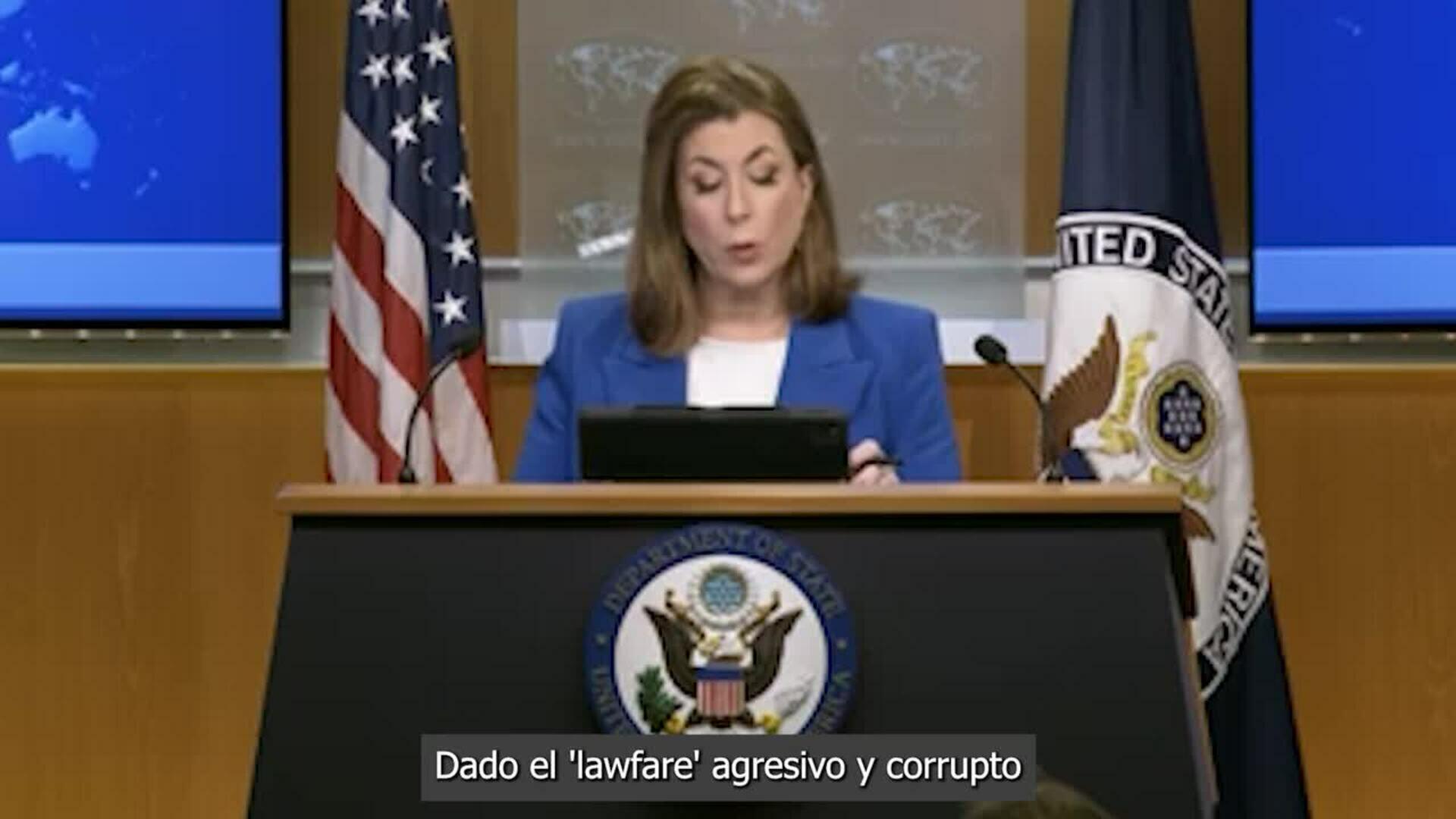 EEUU considera "particularmente preocupante" la inhabilitación de Le Pen