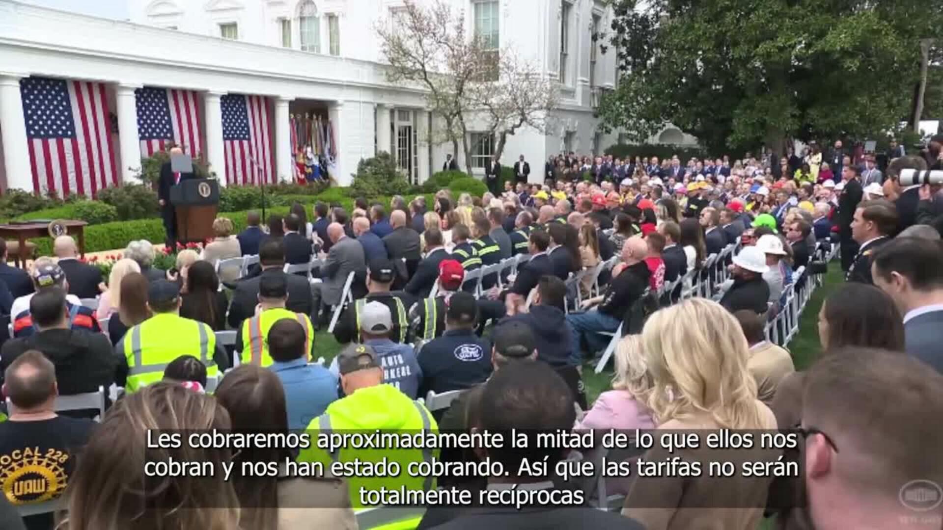 Donald Trump castiga a la Unión Europea con unos aranceles del 20% y del 34% a China