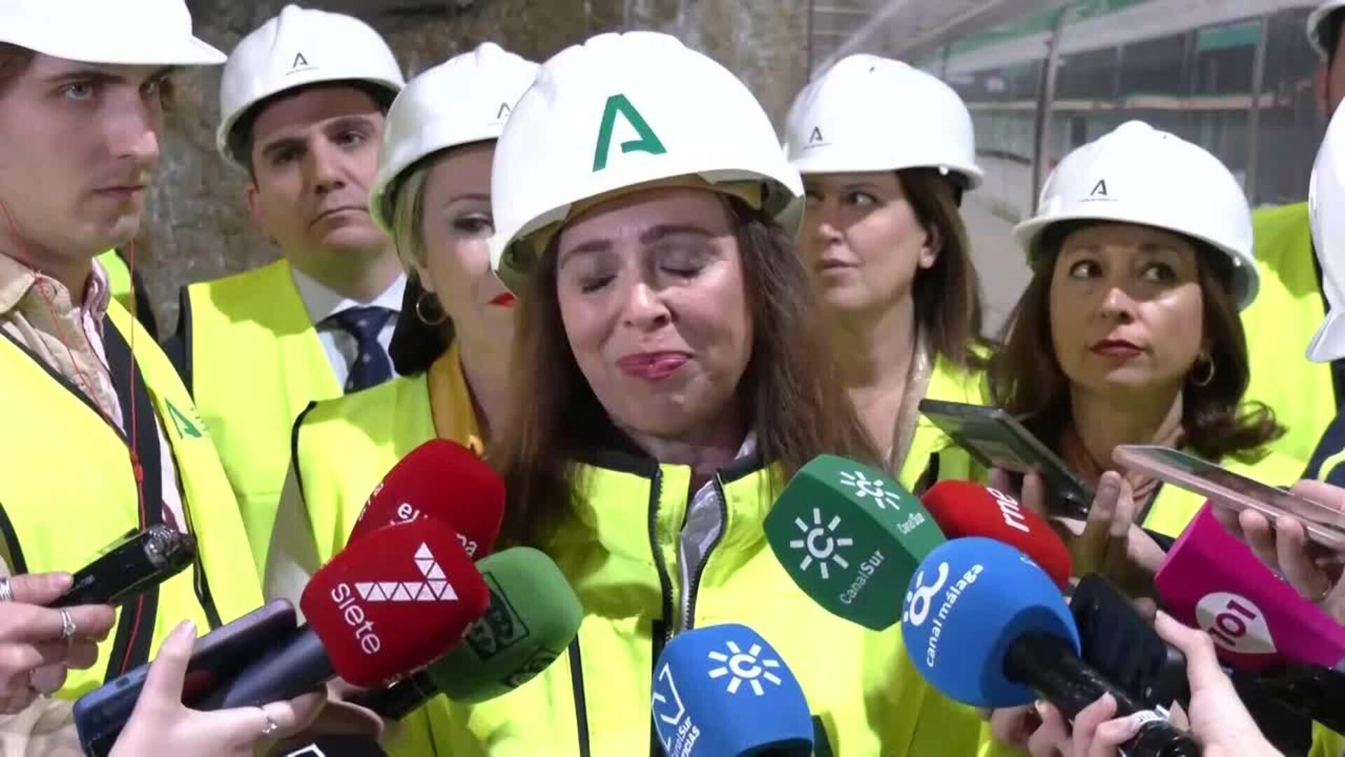 La obra del segundo tramo de la prolongación del metro de Málaga arranca en junio