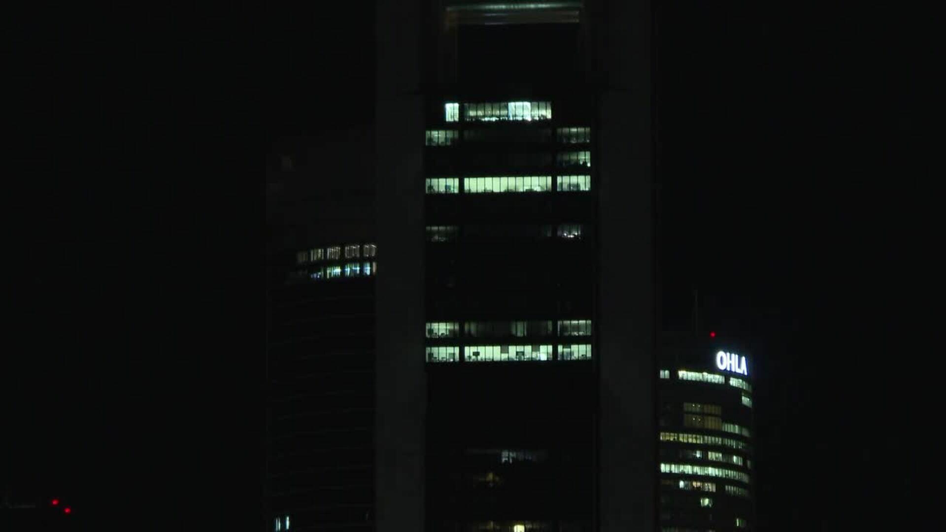 Plaza de Castilla en Madrid recupera el suministro eléctrico después del apagón