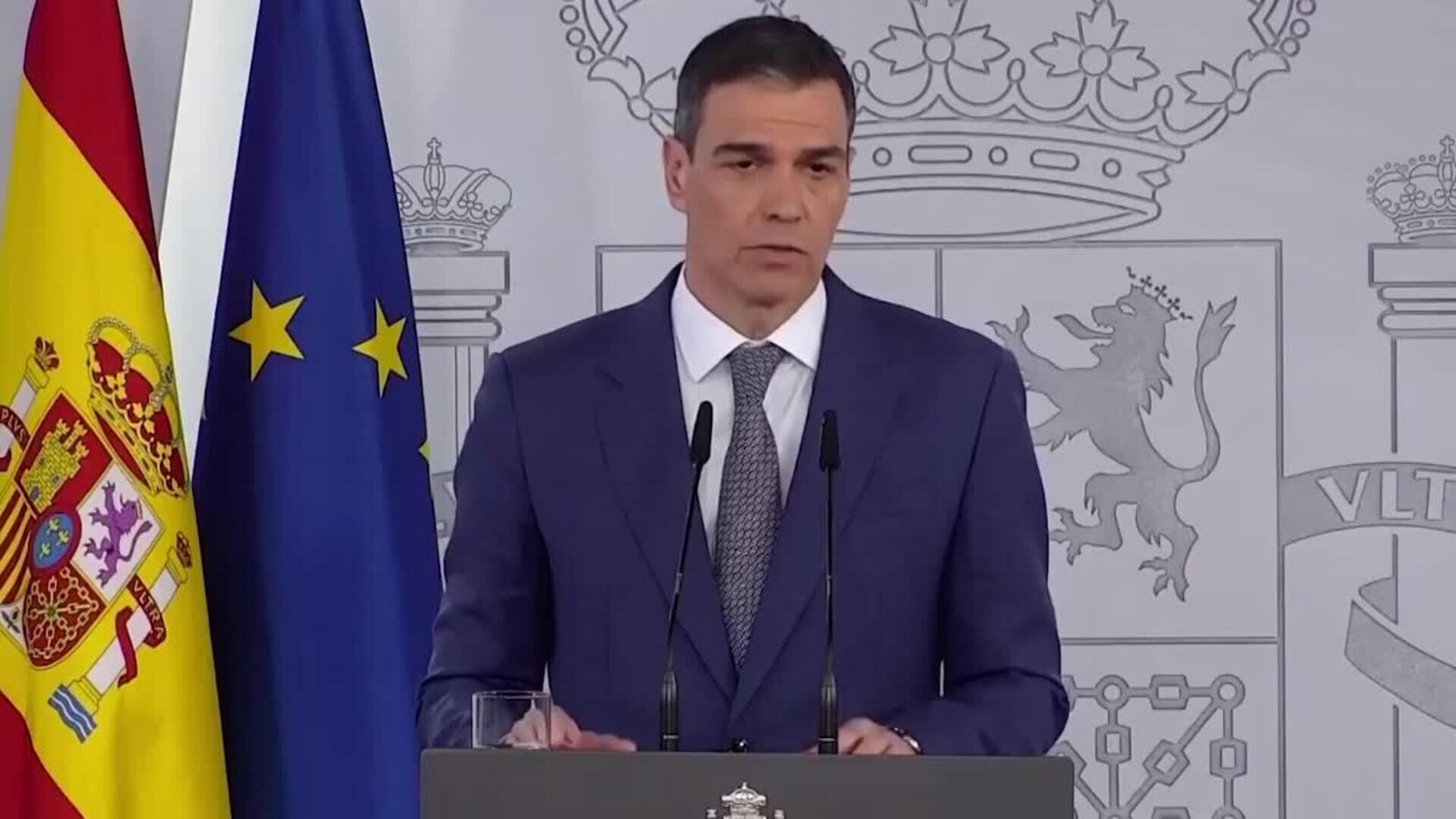 Sánchez achaca el apagón a una pérdida súbita de 15 gigavatios