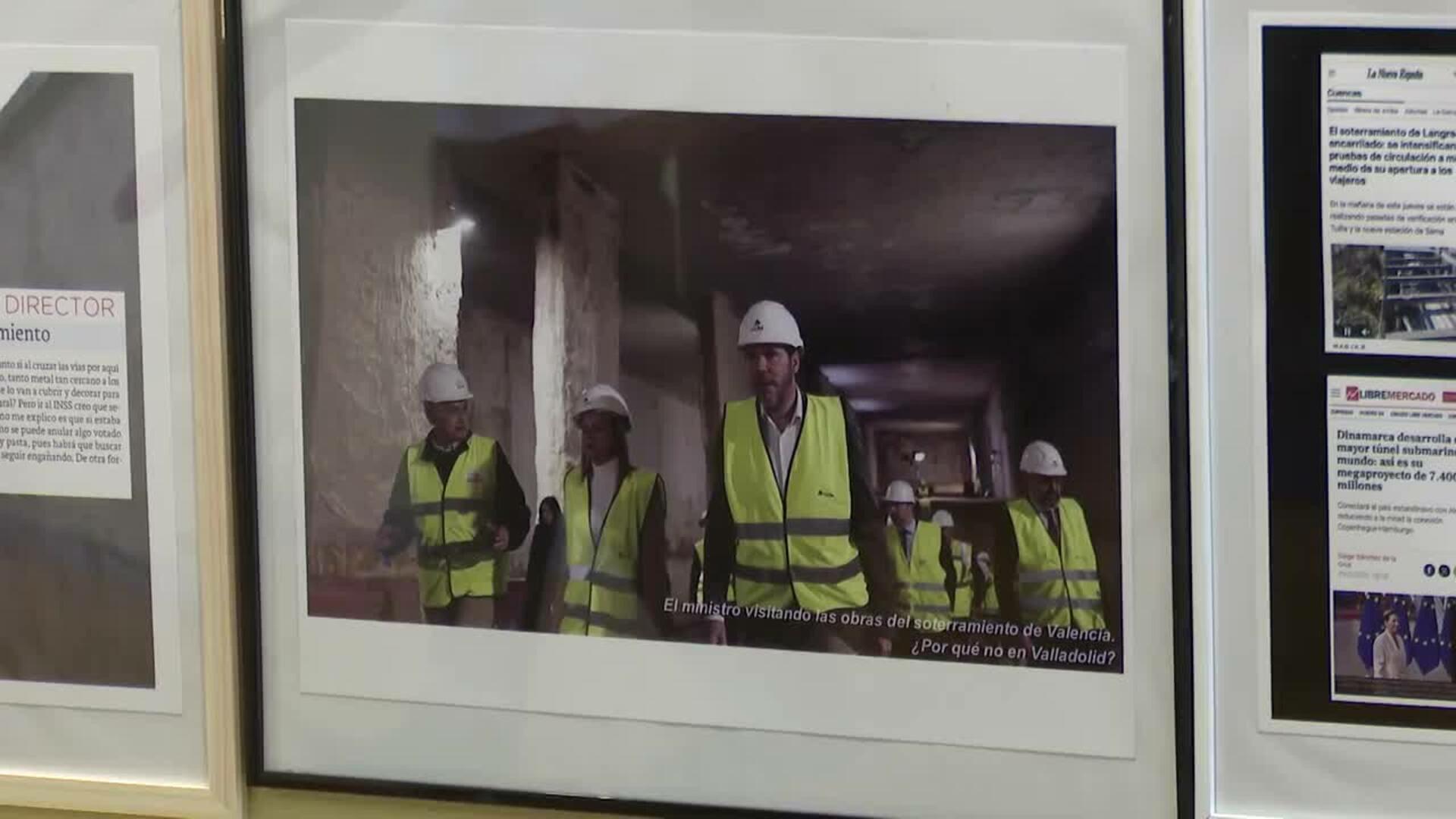 Una exposición en Valladolid muestra que el soterramiento es "posible y de justicia"