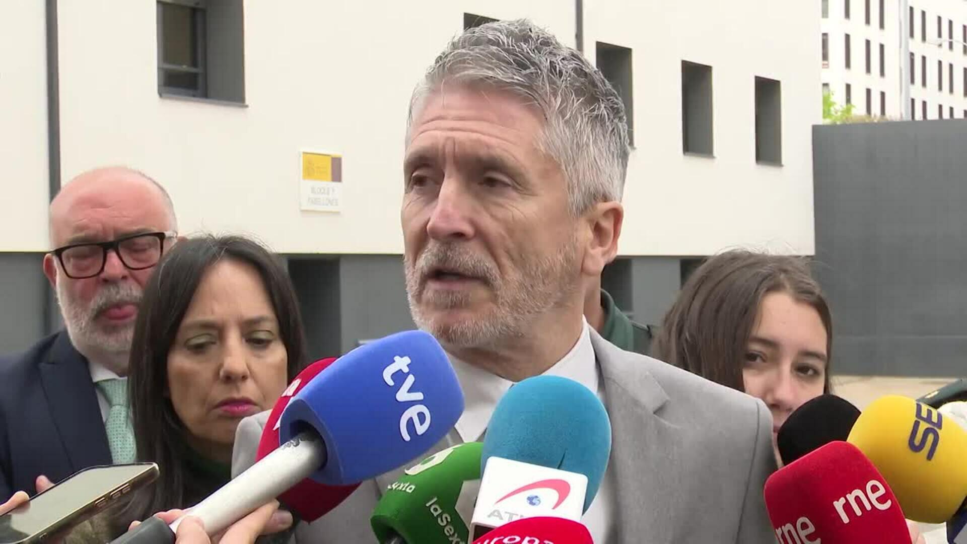 Marlaska muestra su total apoyo a Patricia Ramírez y pide dejar que siga la investigación