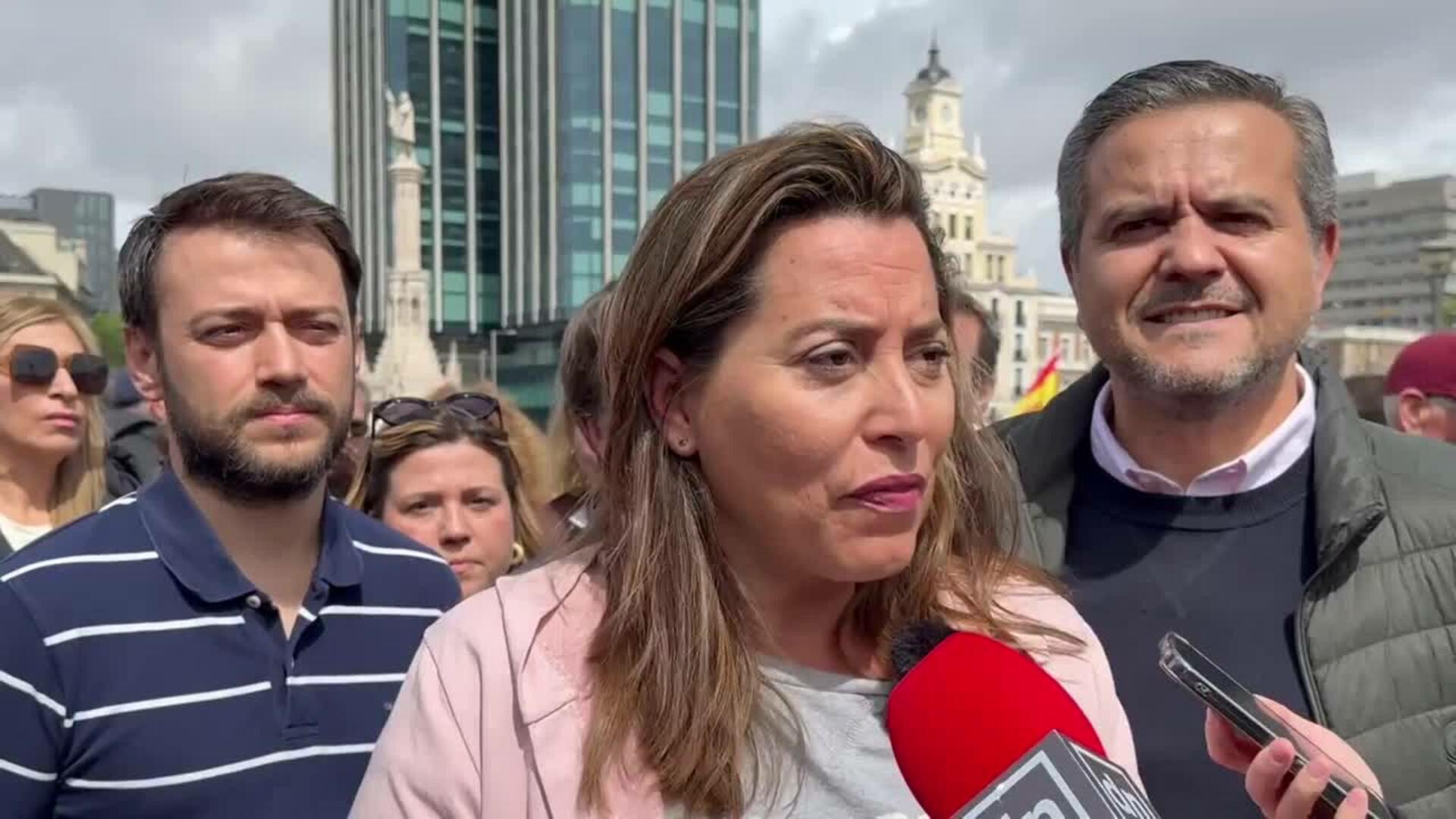 PP Madrid recalca el "ataque de los ministros de Sánchez" a la región en la manifestación