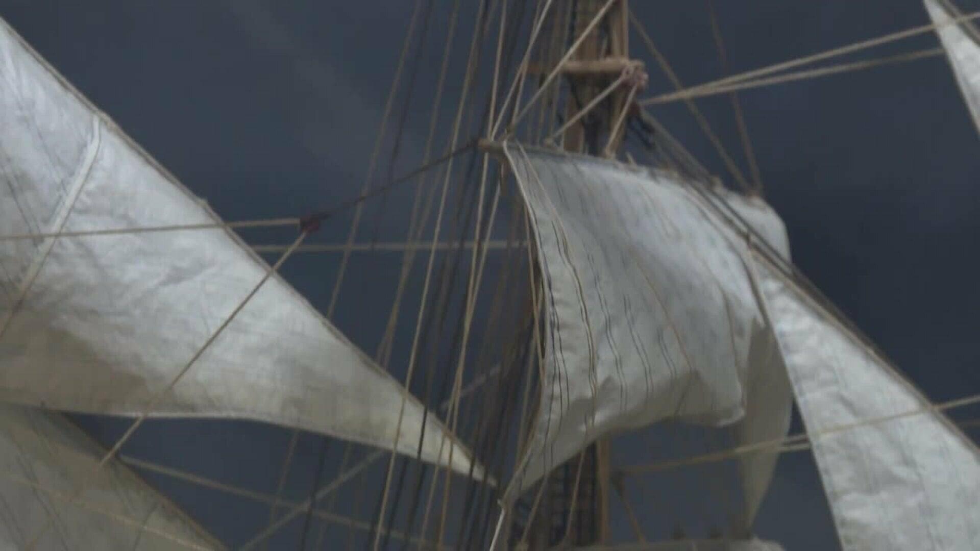 Itsasmuseum Bilbao alberga una maqueta del velero mexicano que chocó con el puente de Brooklyn