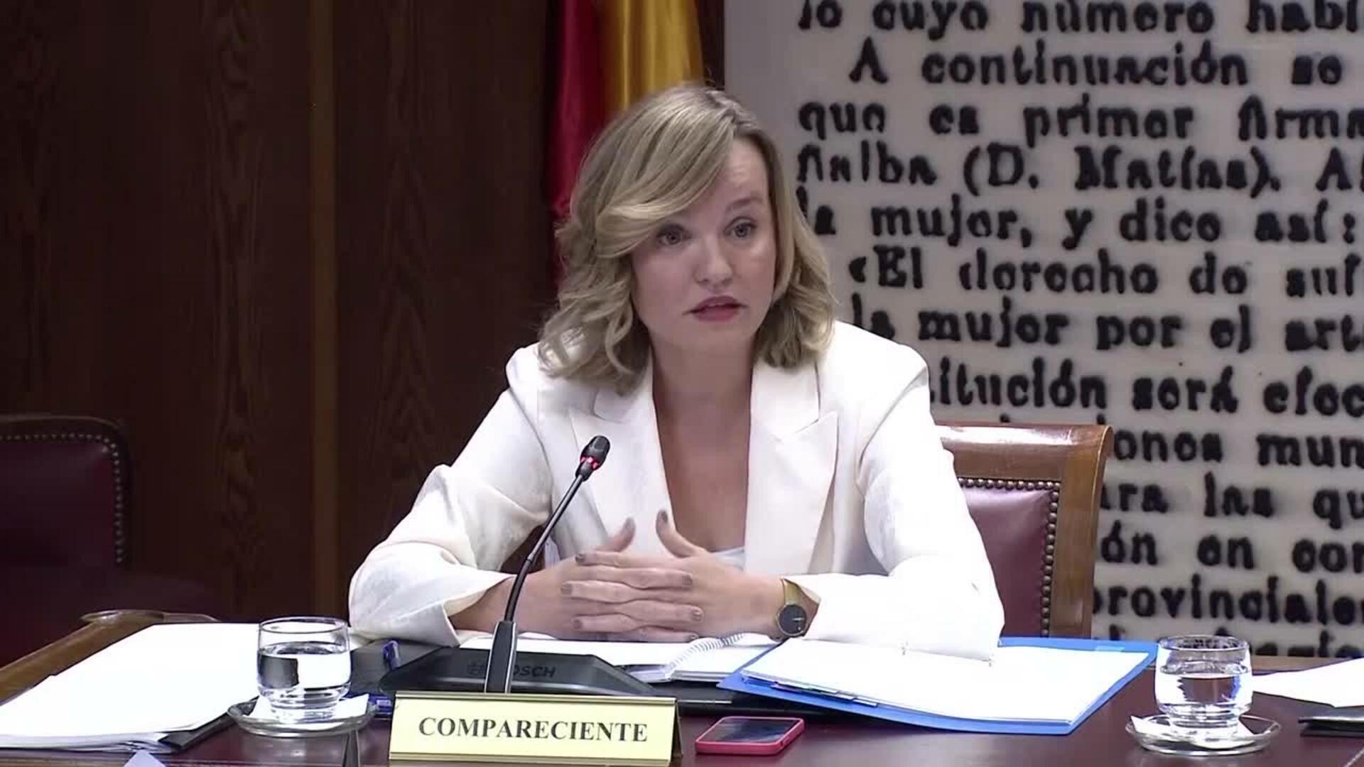 Así ha sido la comparecencia de Pilar Alegría en la comisión de investigación del caso Koldo