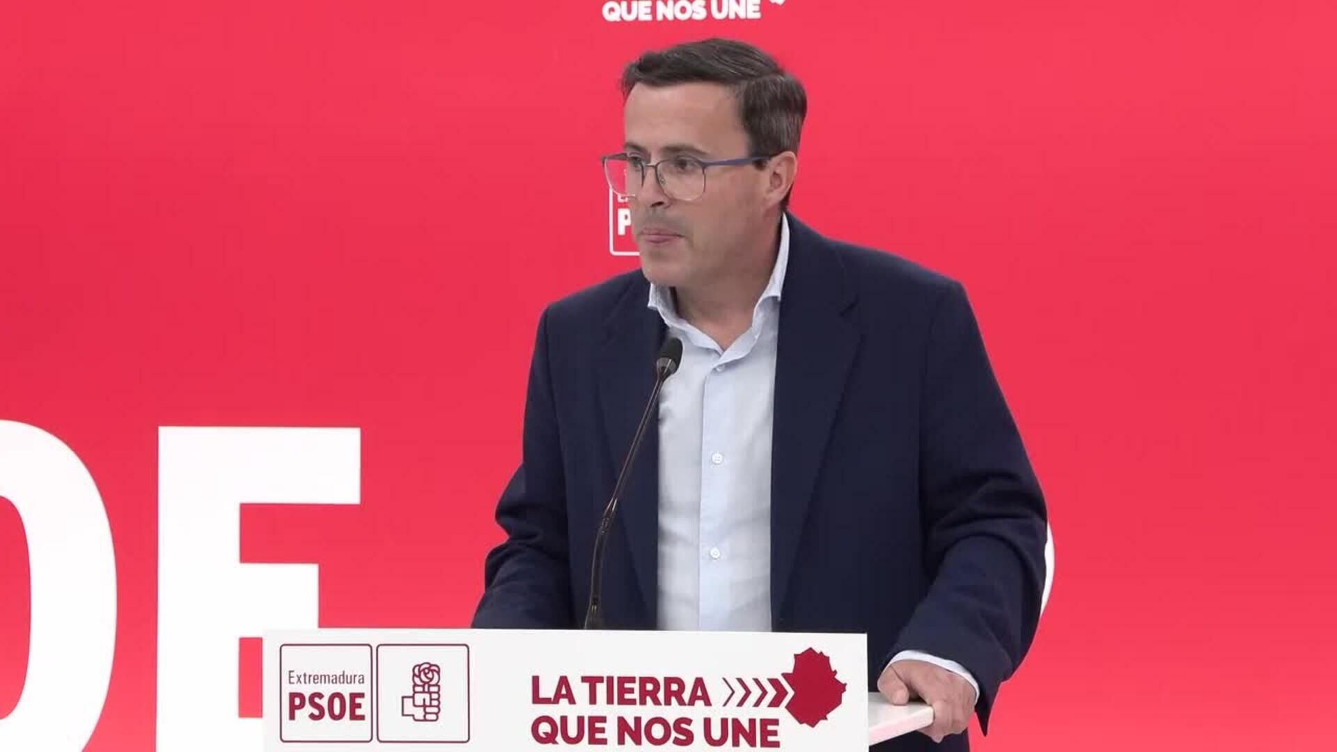 Gallardo renunciará este viernes como presidente de la Diputación de Badajoz y como concejal
