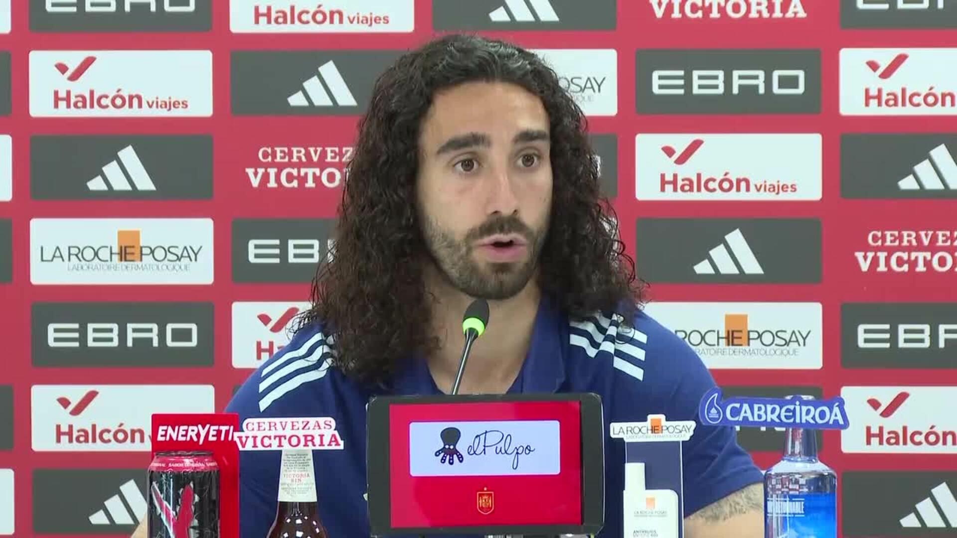 Cucurella vuelve a Alemania: "Estoy preparado porque me van a volver a pitar"