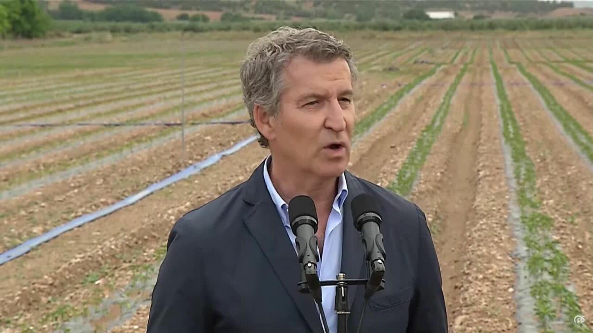 Feijóo critica que Sánchez lleve un mes "callado" ante la "corrupción" que le rodea