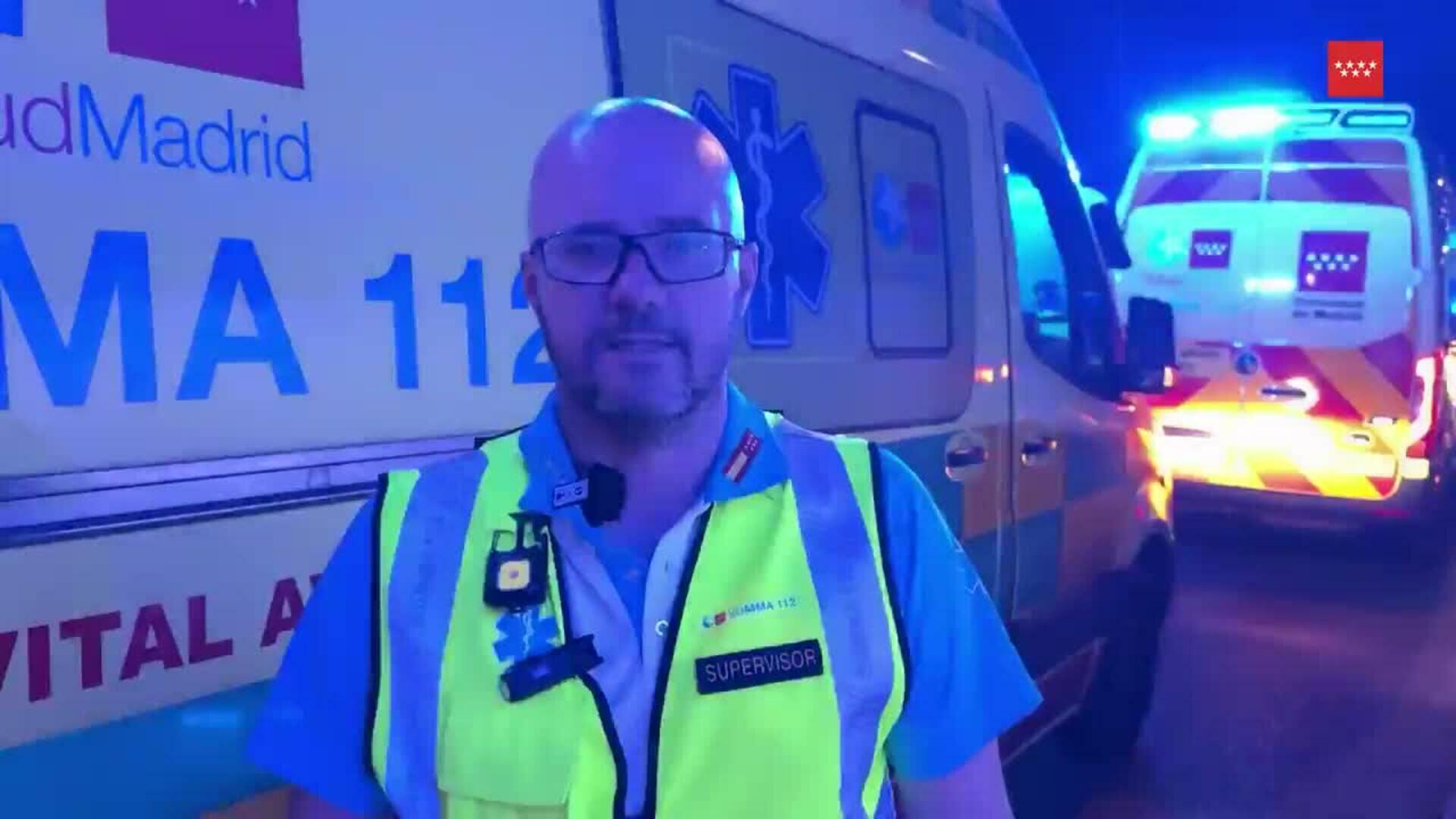 Muere un motorista al chocar contra un turismo en Parla (Madrid)