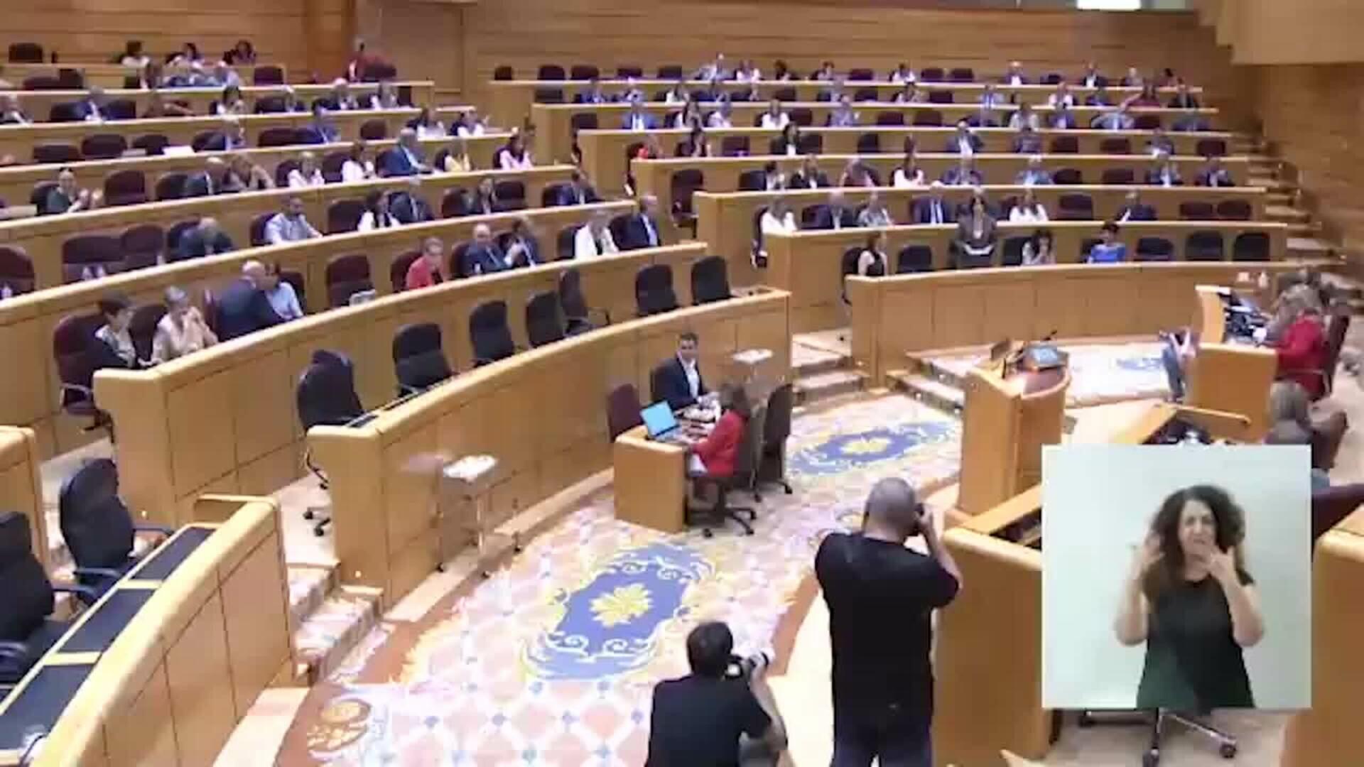 El vicepresidente del Senado abronca a Morant: "Es la tercera vez que no contesta a preguntas"