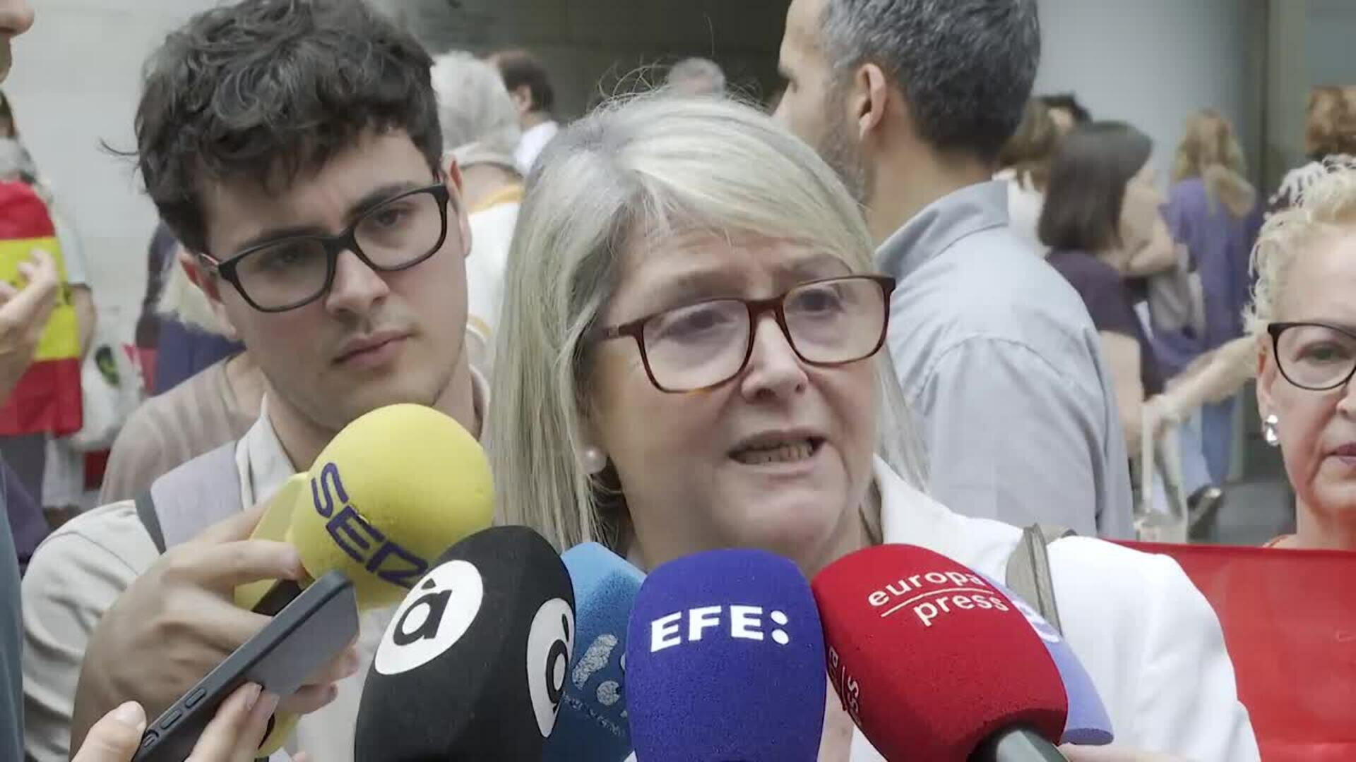Jueces y fiscales se suman en València a la concentración contra la reforma judicial