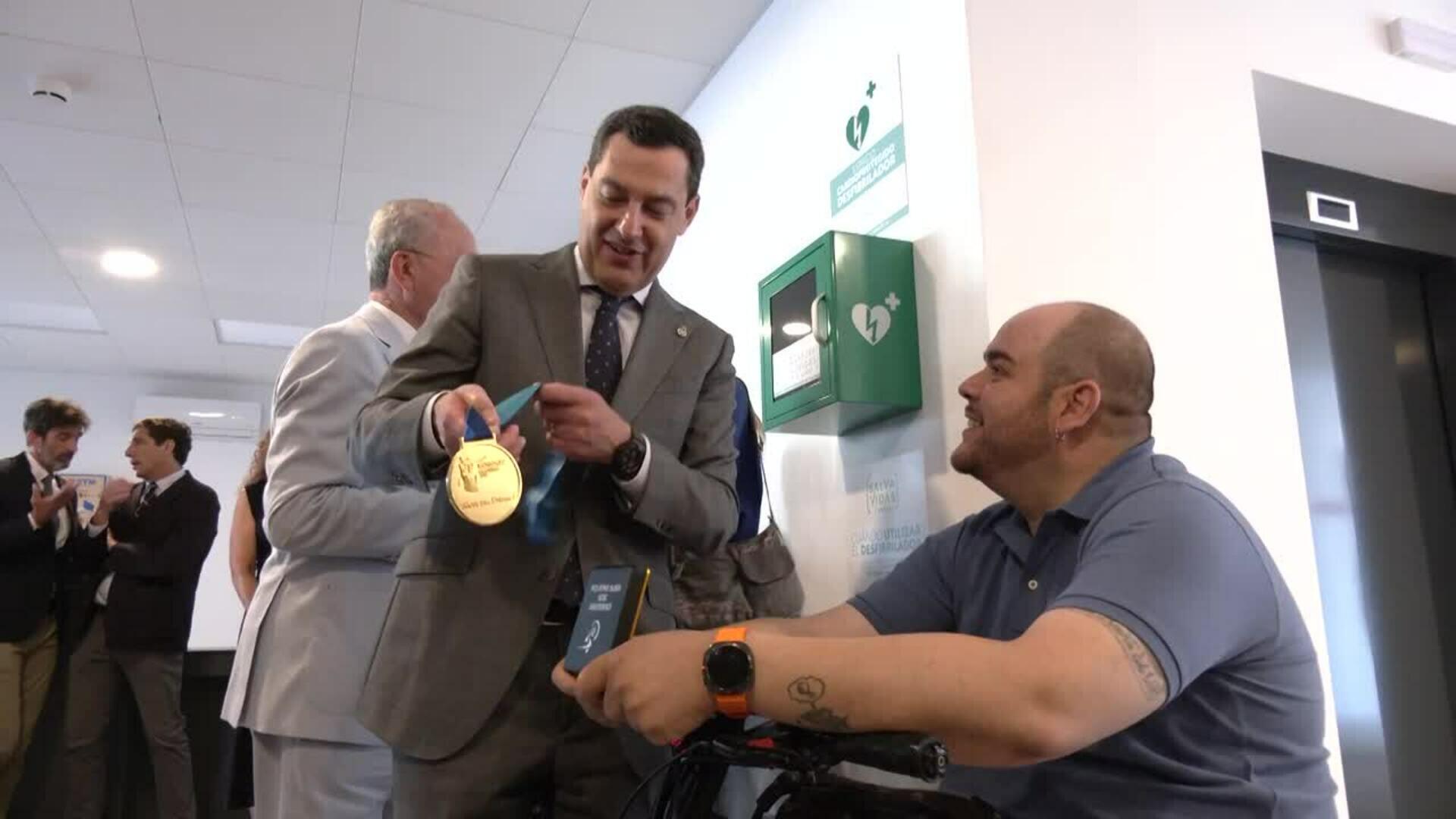 Moreno destaca la apuesta de Andalucía para que los deportistas con discapacidad