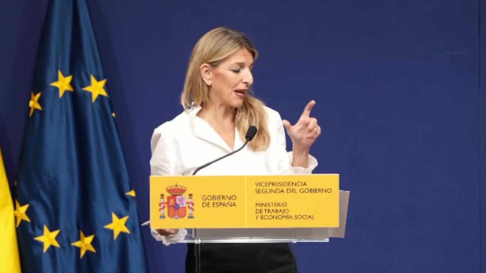 Yolanda Díaz no baja la presión al PSOE y le exige fin de los aforamientos