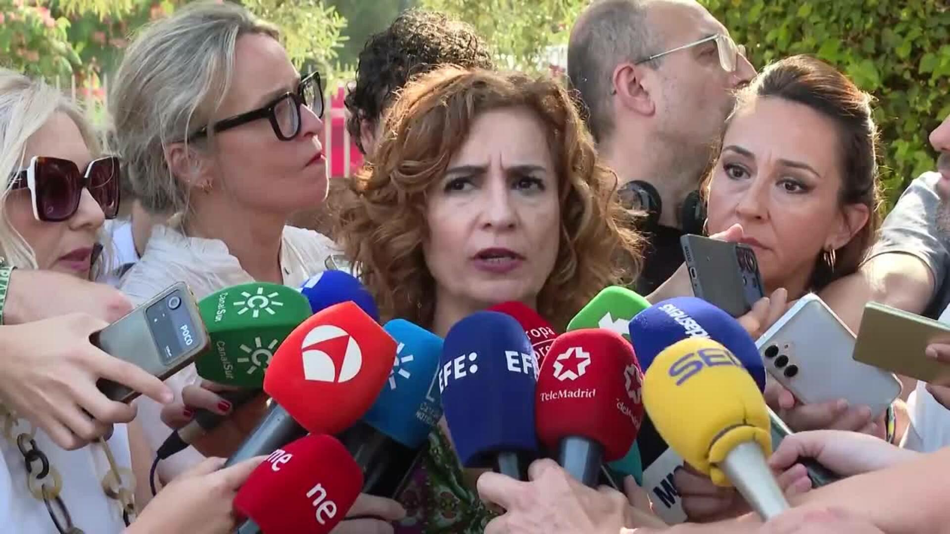 Montero pide que la justicia "actúe con celeridad" ante el caso Koldo