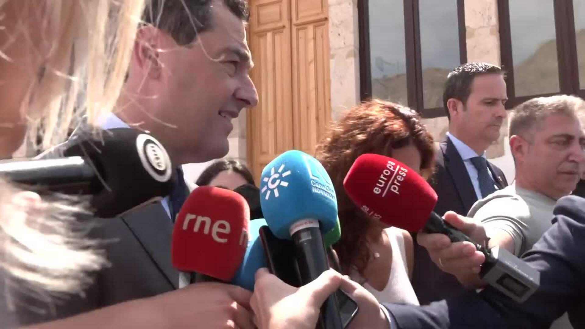 Moreno espera que Ábalos y Koldo digan la verdad y desvelen en el Supremo al "jefe" de la trama