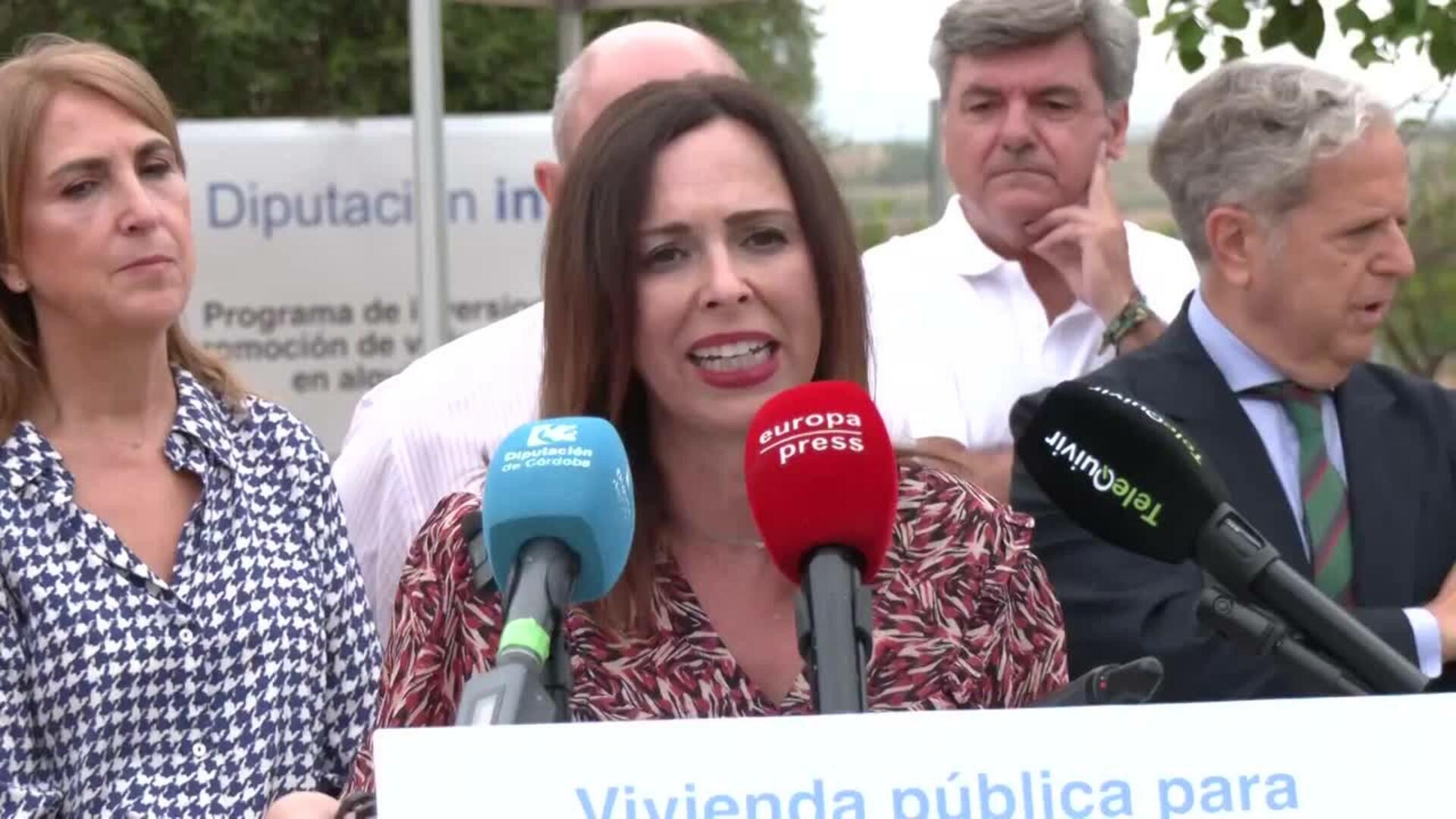Rocío Díaz celebra el inicio de las obras de seis viviendas para alquiler social en Posadas